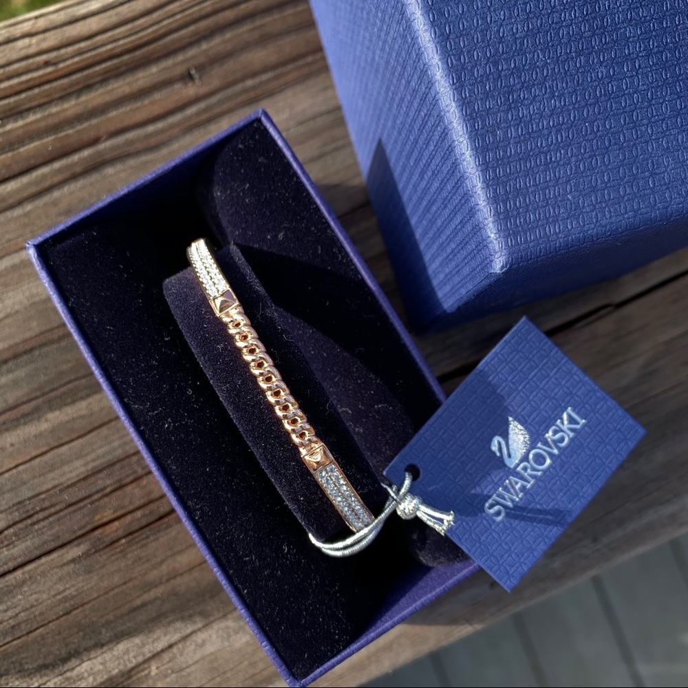 Swarovski | NWT rose gold bracelet - Picture 2 of 4